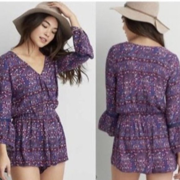 American Eagle Romper Boho XS - Picture 1 of 5